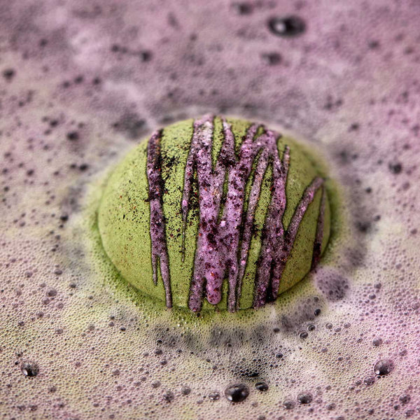 Blueberry Matcha Oat Latte