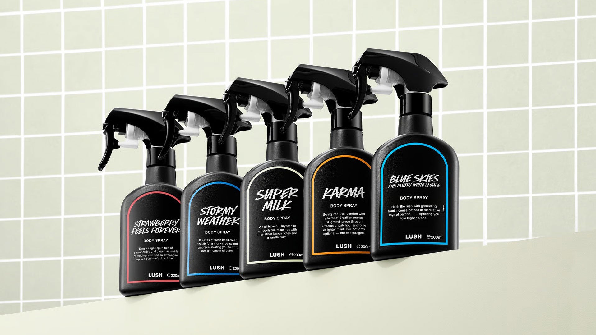 Lush Club sprejevi za tijelo
