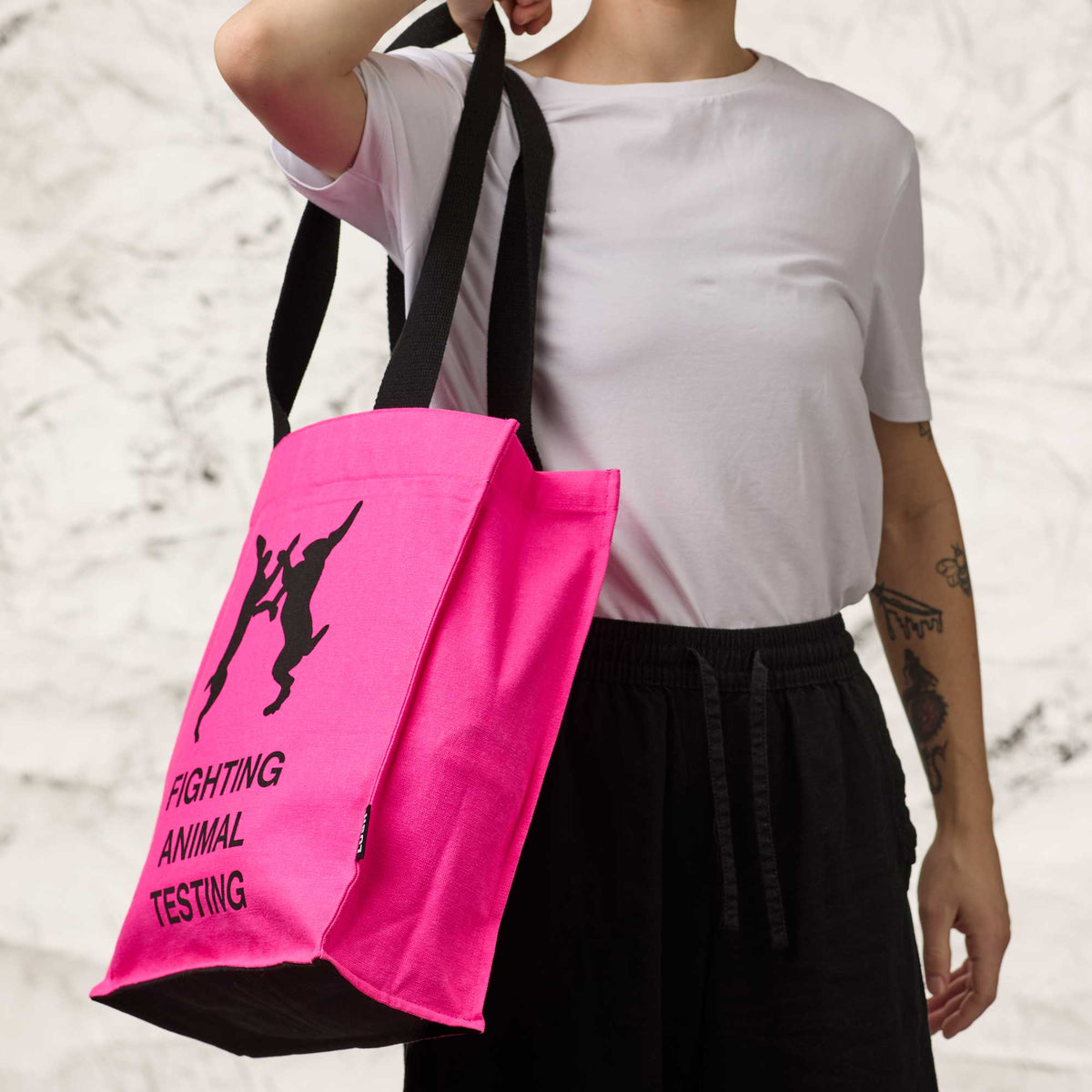 Fighting Animal Testing Pink