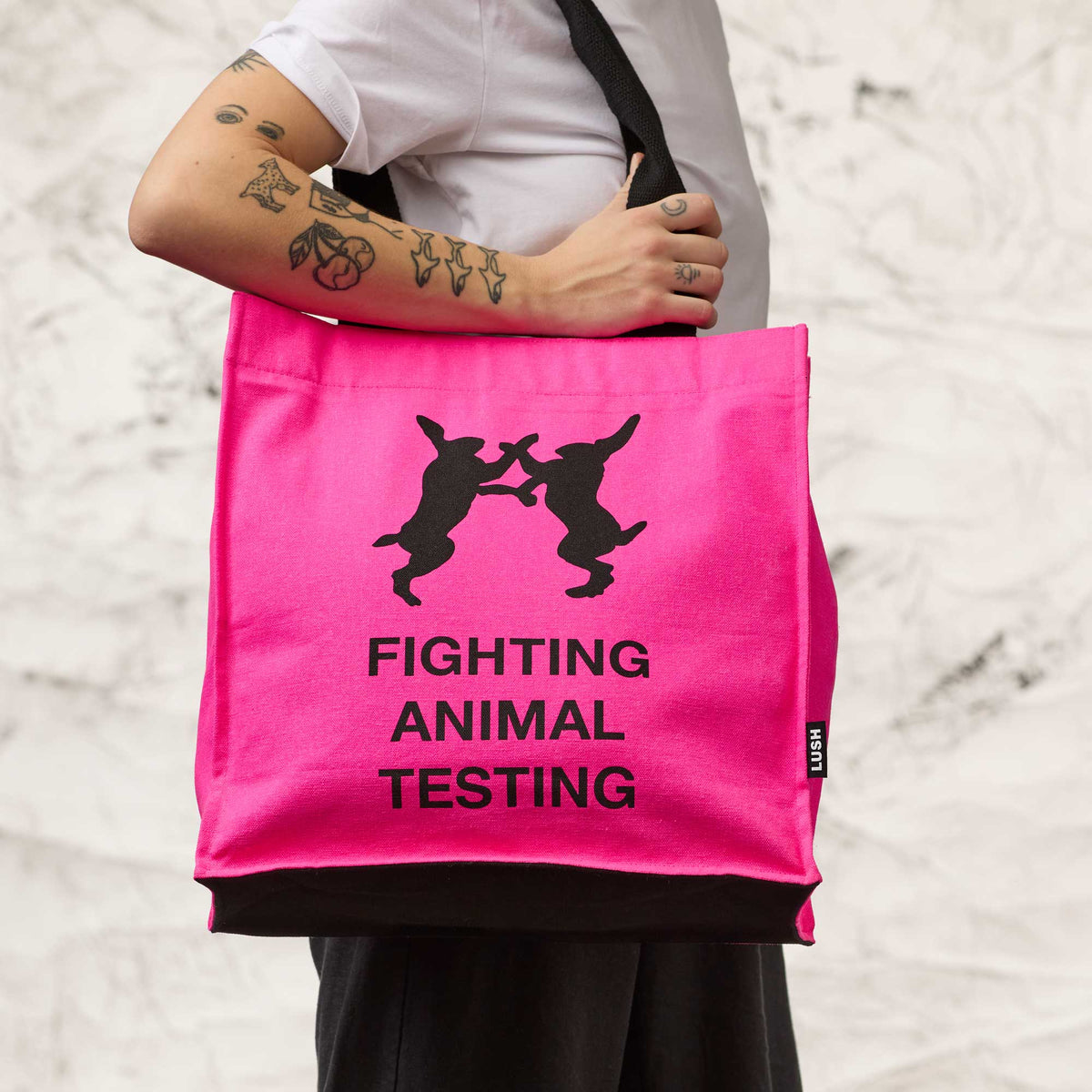 Fighting Animal Testing Pink