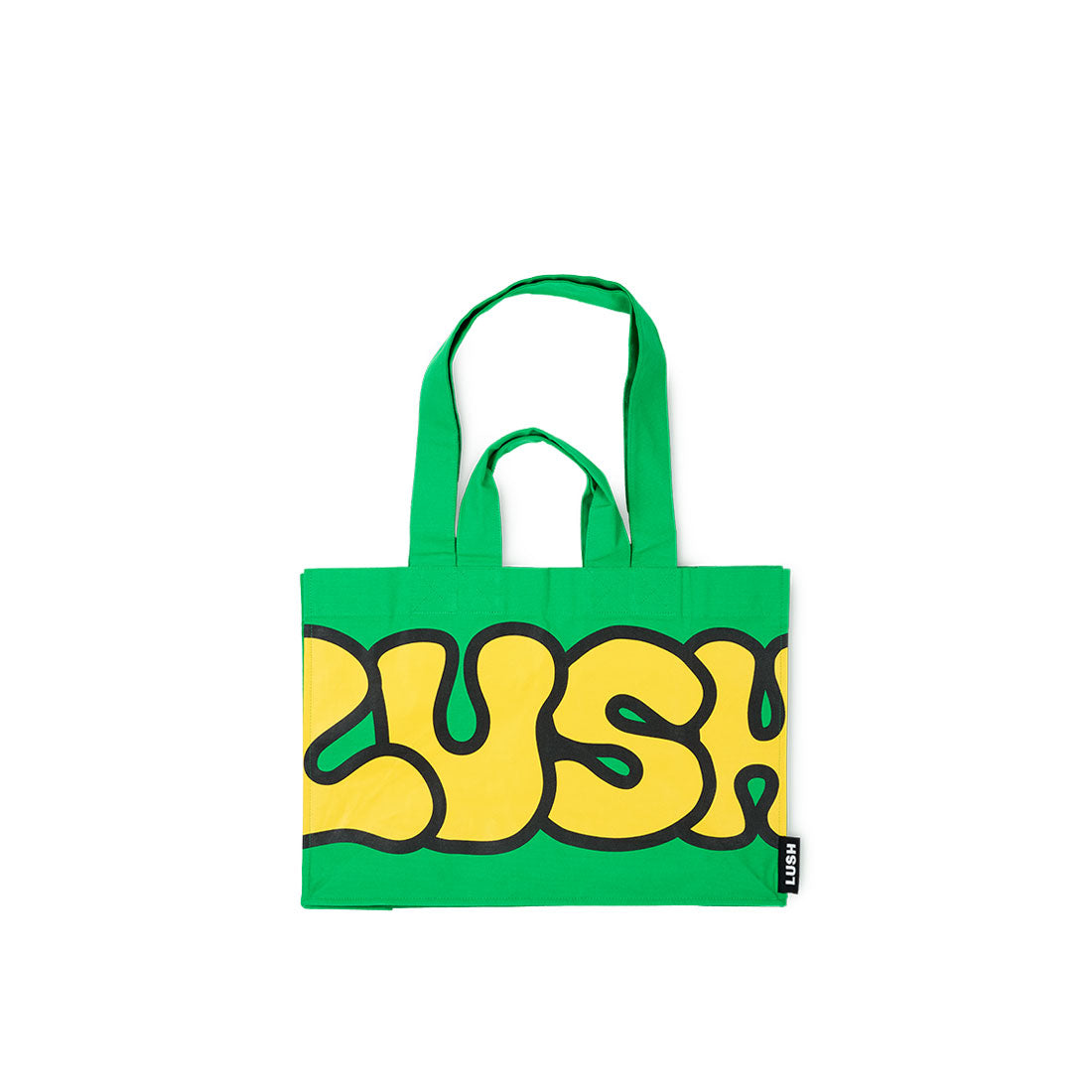 Retro Bubble Lush Big Bag - Green/Yellow